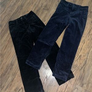 Polo Ralph Lauren Youth Corduroy Pants Black & Dark Blue size 16